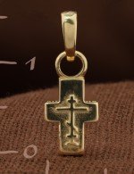 Крест из золота 585 пробы