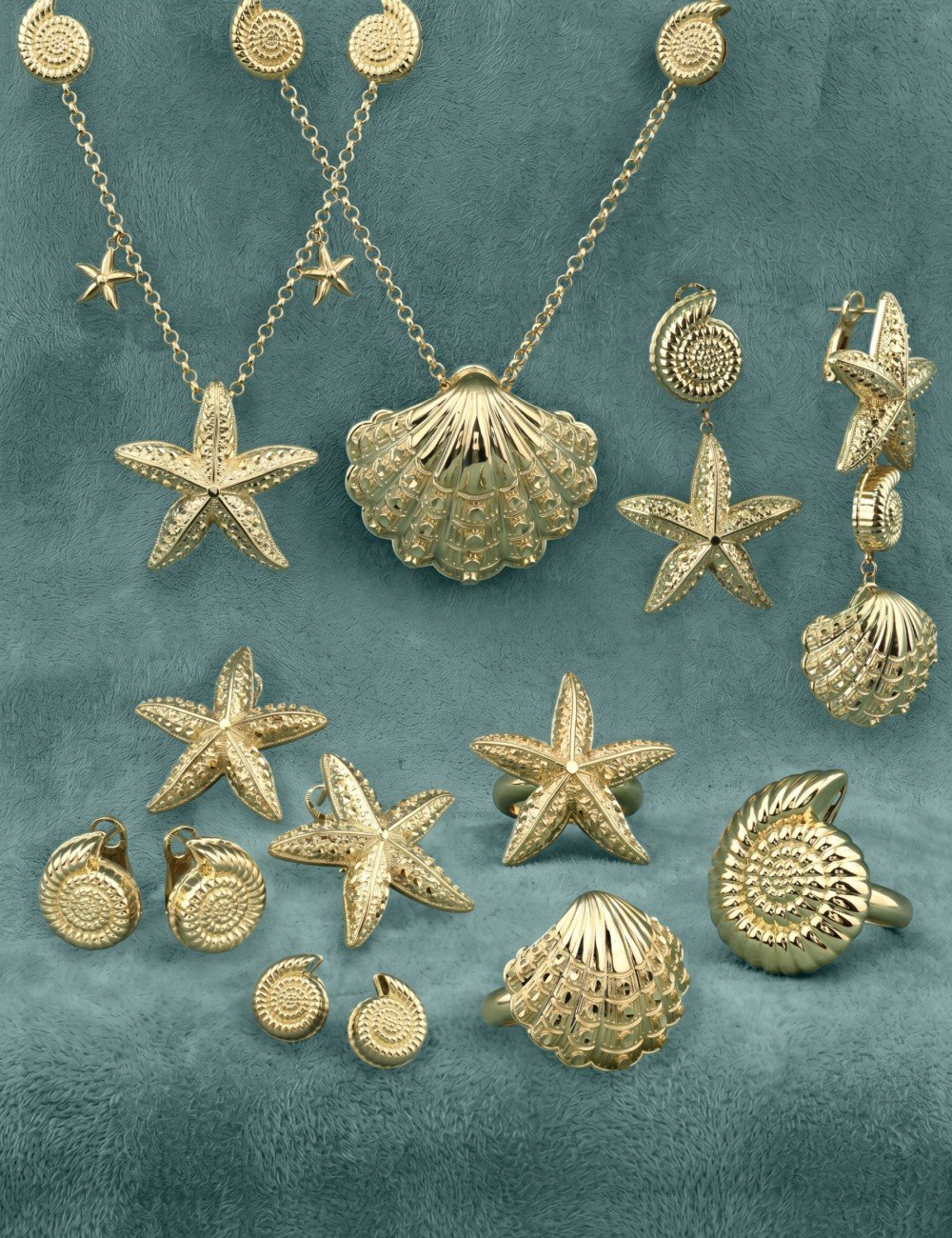 Серьги из лимонного золота 585 пробы
