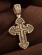 Крест из золота 585 пробы