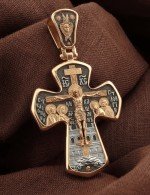 Крест из золота 585 пробы