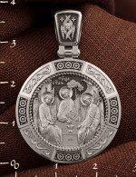 Образок из белого золота 585 пробы