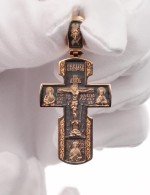 Крест из золота 585 пробы