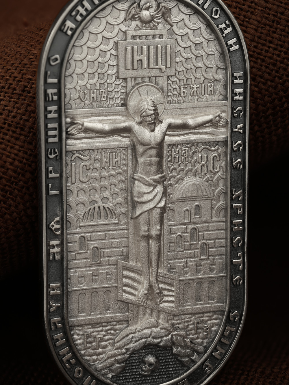 Образок из белого золота