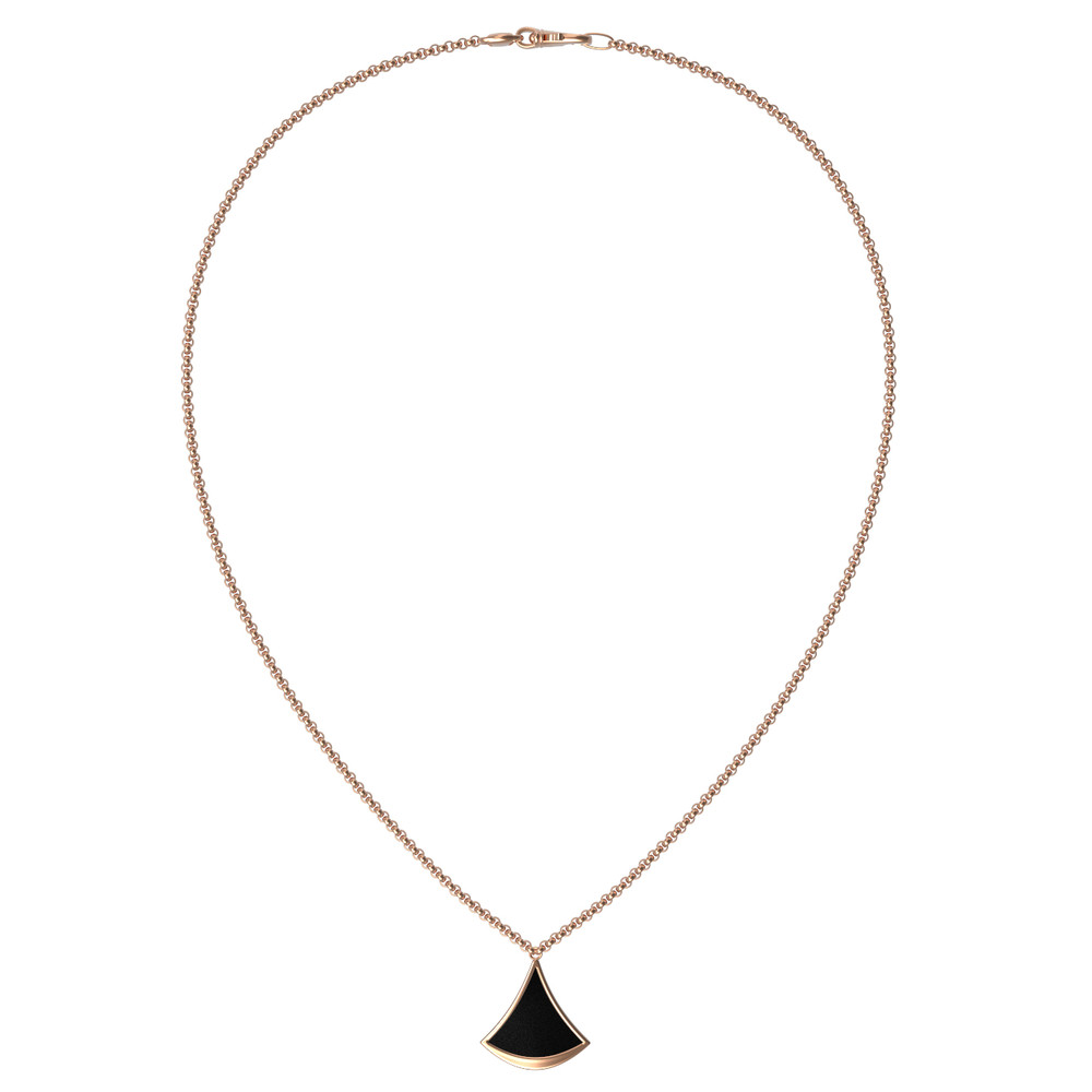 Колье из золота c ониксом