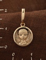 Образок из золота 585 пробы