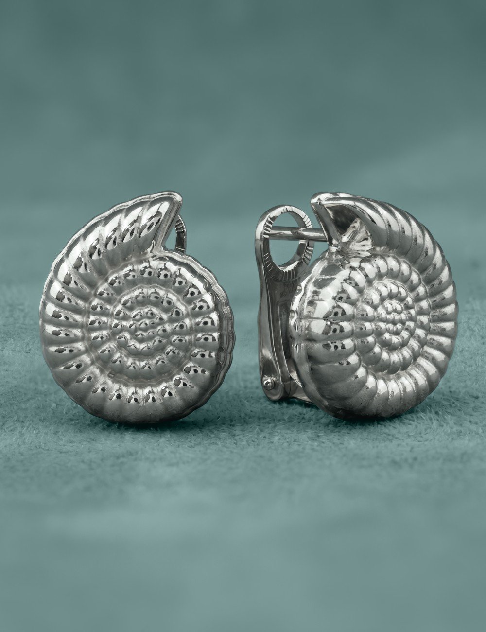 Серьги из белого золота 585 пробы