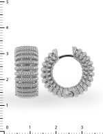 Серьги из белого золота 585 пробы