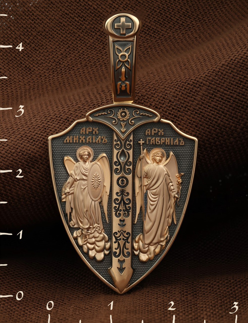 Образок из золота 585 пробы