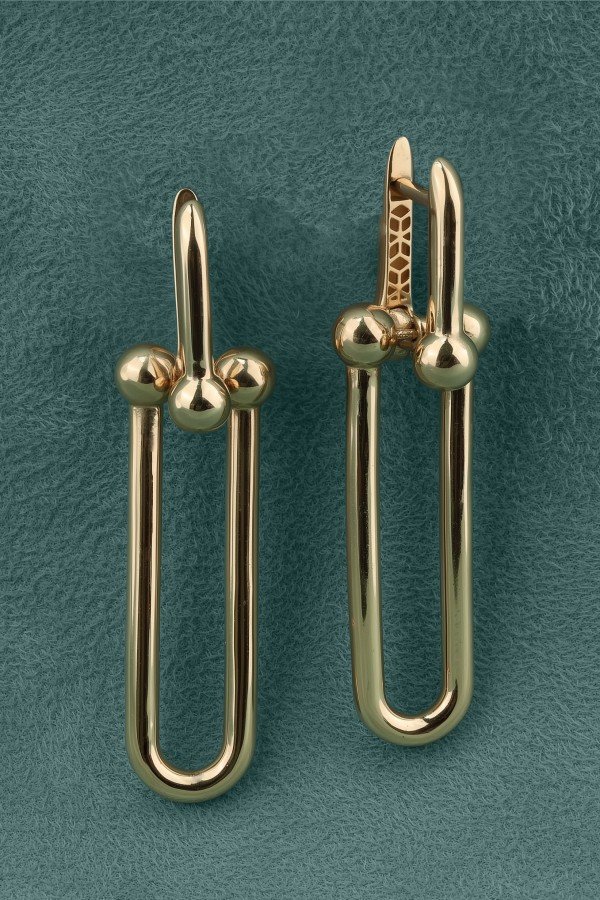 Серьги из золота 585 пробы