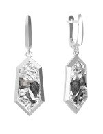 Серьги из белого золота 585 пробы