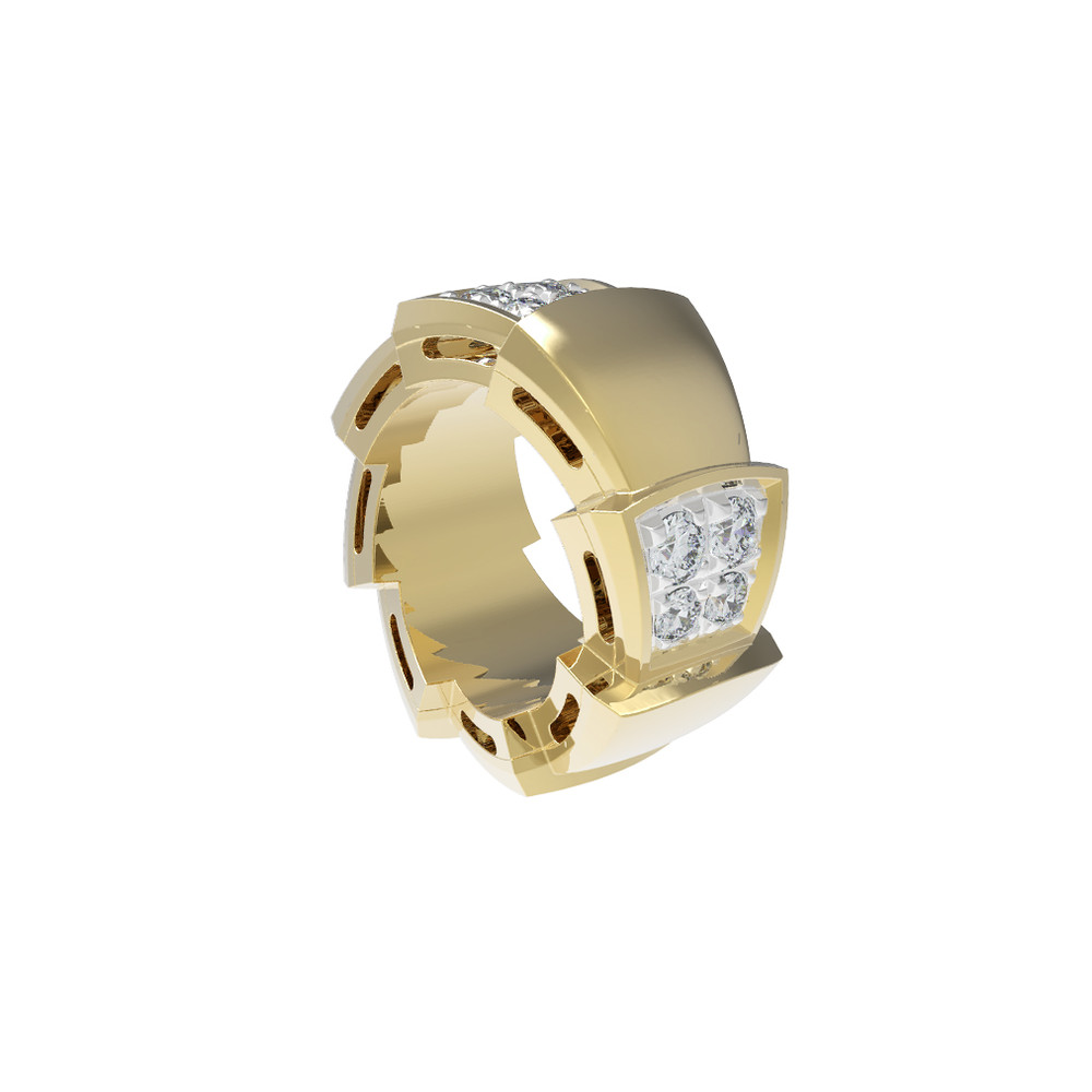 Подвеска из лимонного золота c бриллиантами