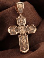 Крест из золота 585 пробы