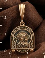 Образок из золота 585 пробы