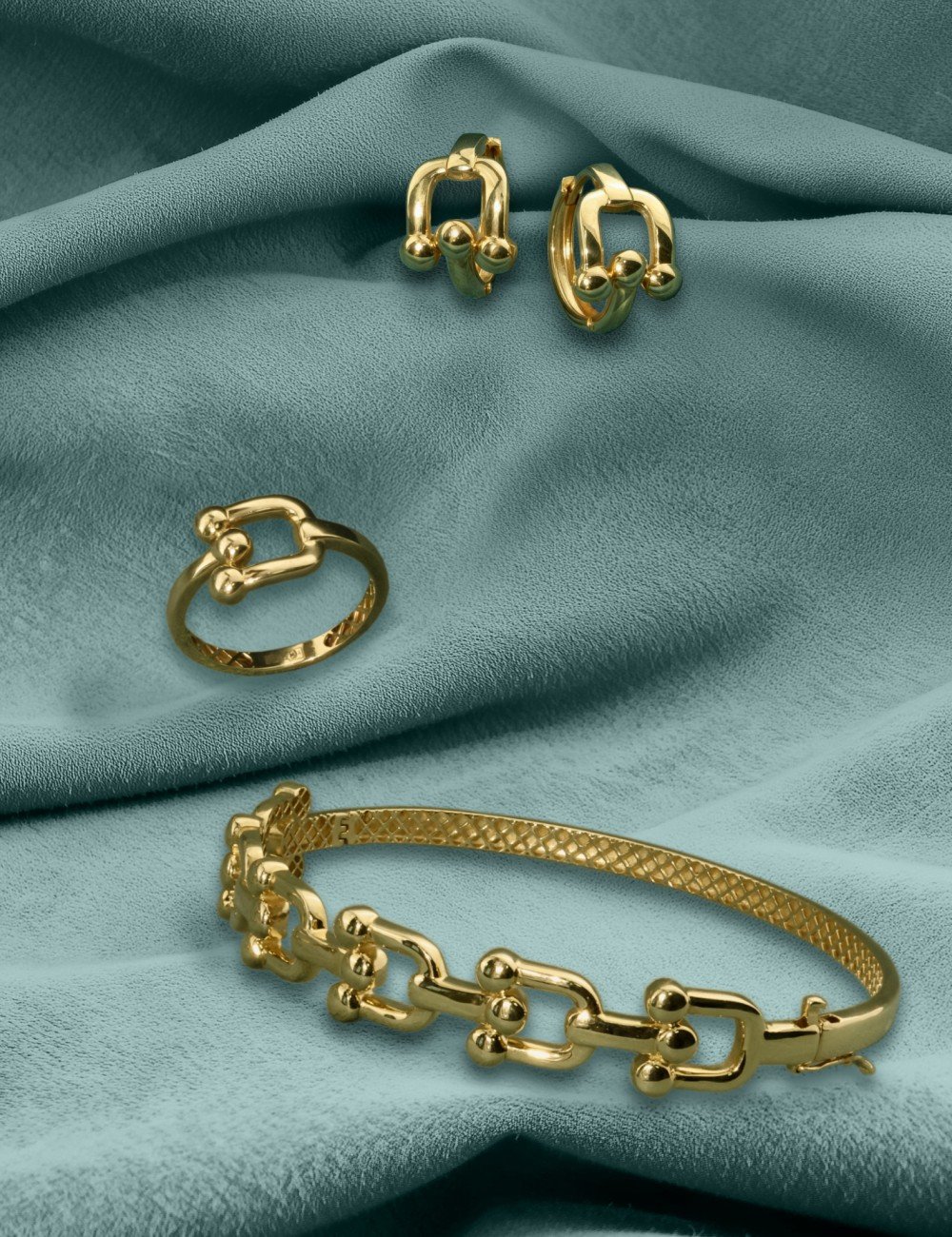 Серьги из лимонного золота 585 пробы