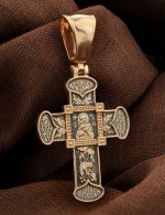 Крест из золота 585 пробы