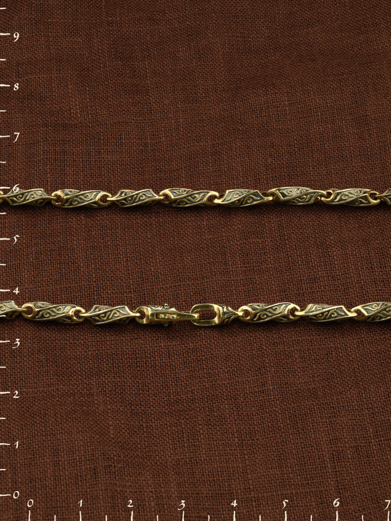 Цепь из лимонного золота