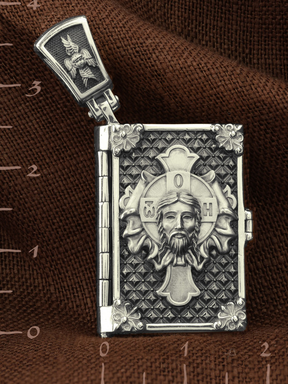 Образок из белого золота