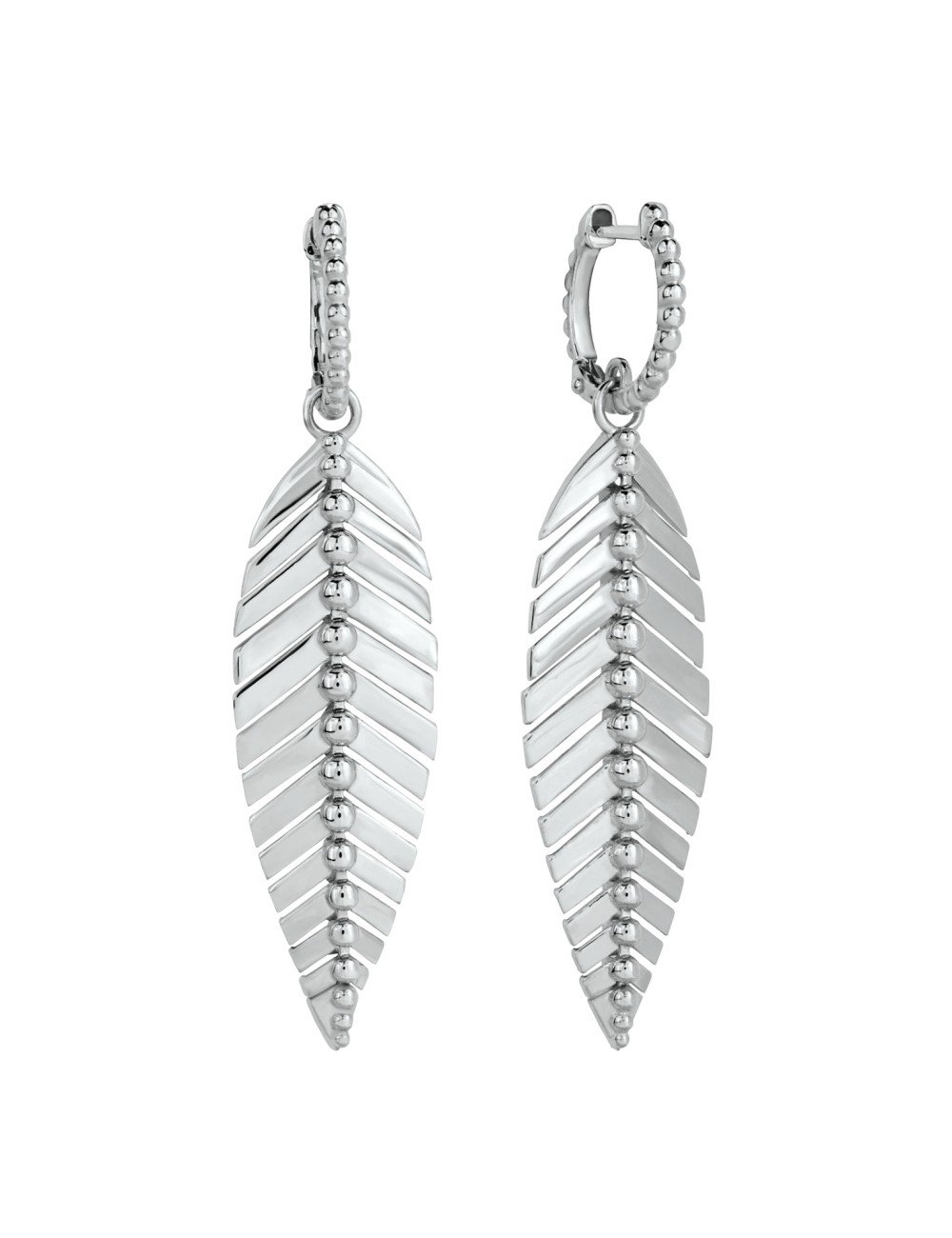 Серьги из белого золота 585 пробы