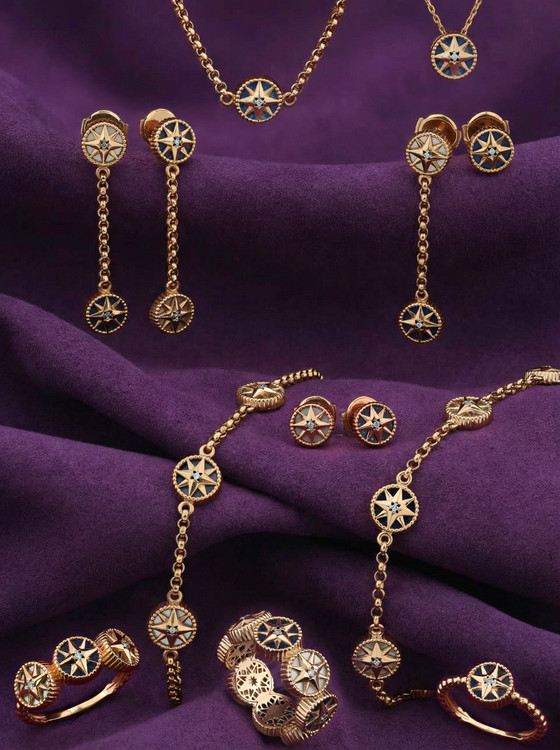 Браслет из золота c бриллиантами, лазуритом и перламутром