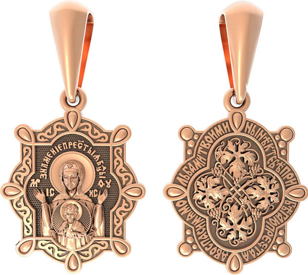 Образок из золота