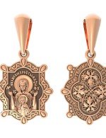 Образок из золота 585 пробы