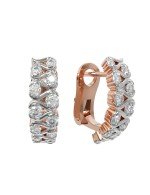 Серьги из золота 585 пробы c бриллиантами