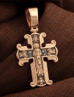 Крест из золота 585 пробы