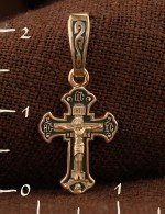 Крест из золота 585 пробы
