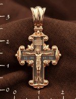 Крест из золота 585 пробы