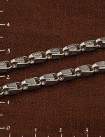 Цепь из белого золота 585 пробы