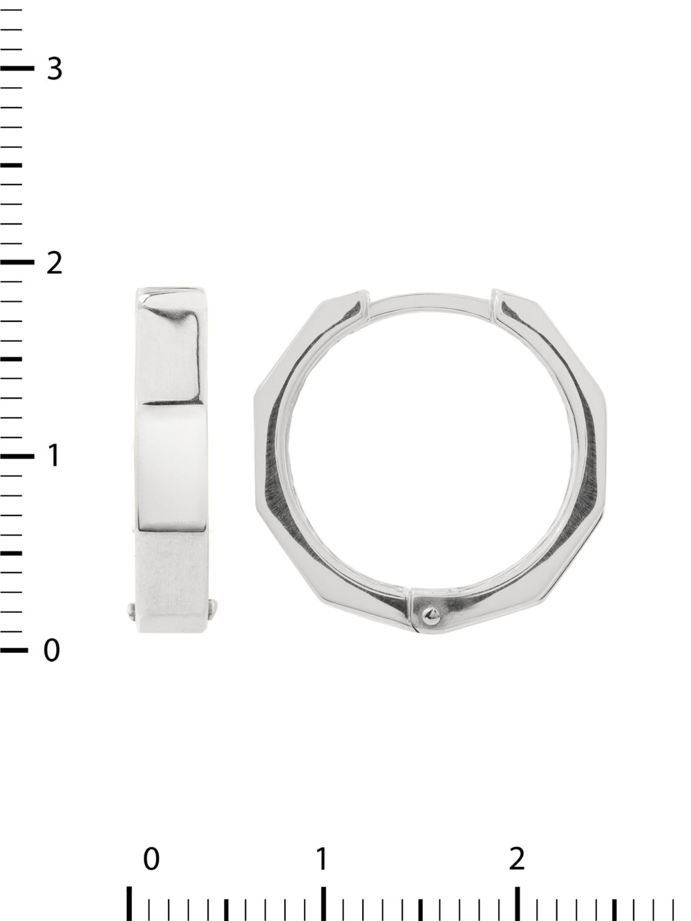 Серьги из белого золота