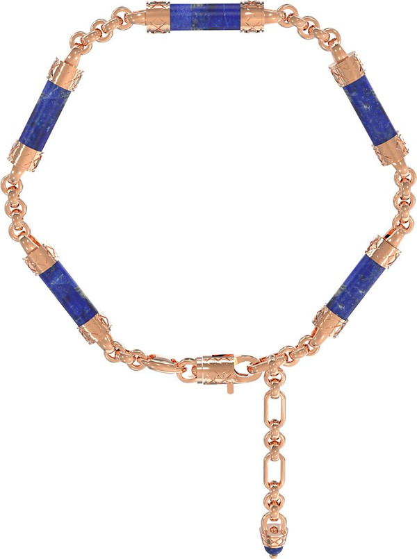 Браслет из золота c лазуритом