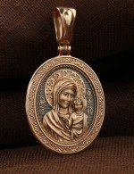 Образок из золота 585 пробы