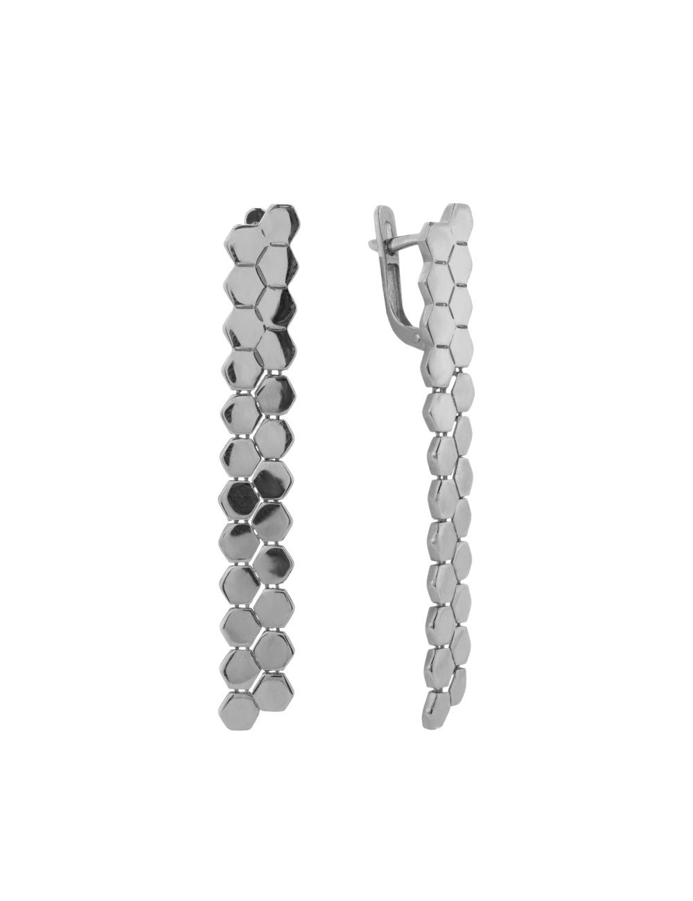 Серьги из белого золота 585 пробы