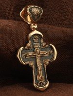 Крест из золота 585 пробы