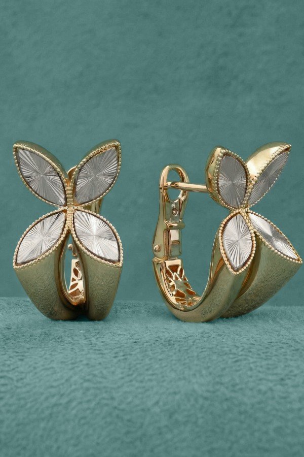 Серьги из золота 585 пробы