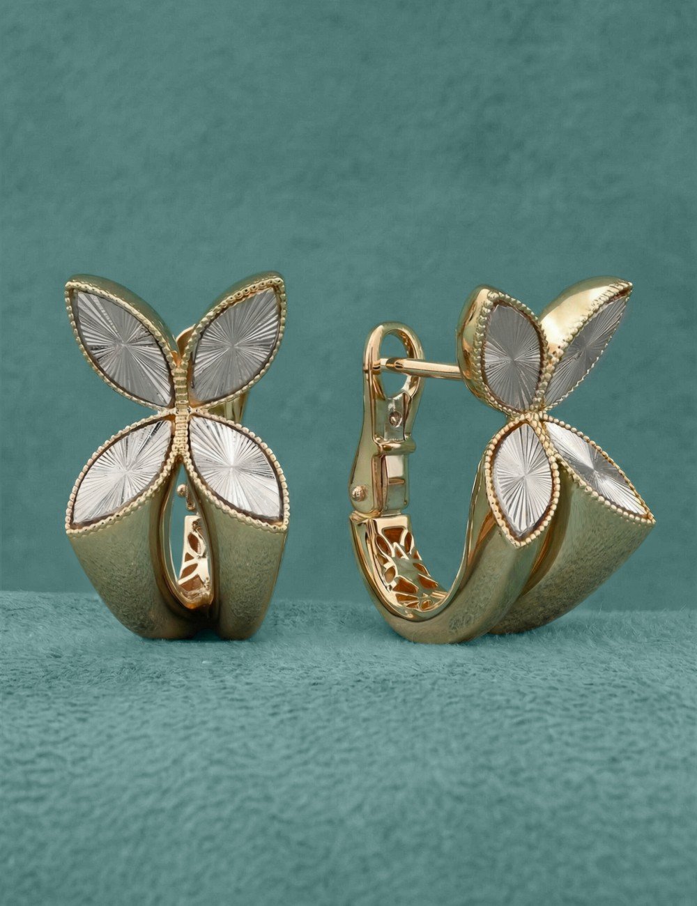 Серьги из золота 585 пробы