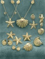 Серьги из лимонного золота 585 пробы