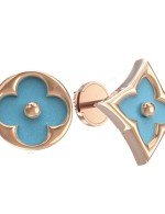 Серьги из золота 585 пробы c бирюзой