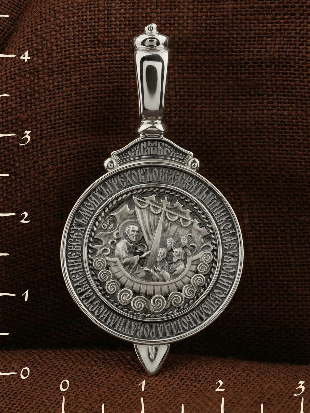 Образок из белого золота