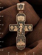 Крест из золота 585 пробы