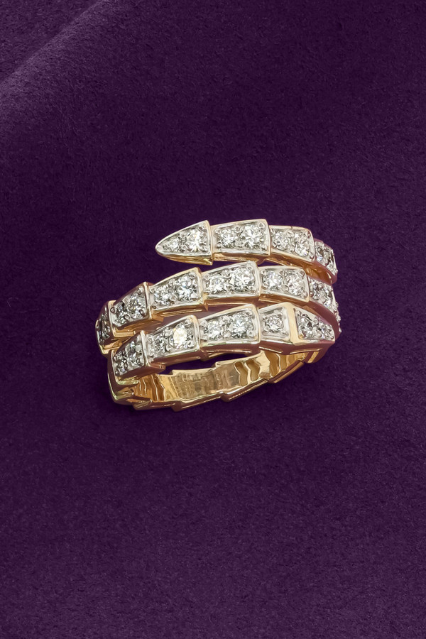 Кольцо из золота c бриллиантами