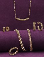 Серьги из лимонного золота 585 пробы