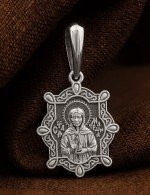 Образок из белого золота 585 пробы