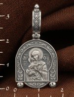 Образок из белого золота 585 пробы