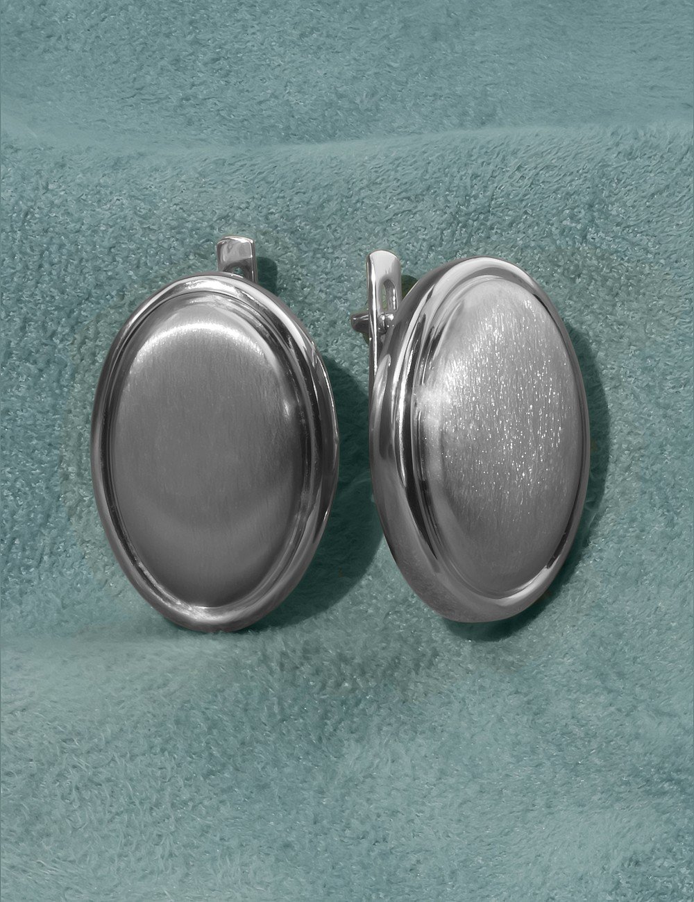 Серьги из белого золота 585 пробы