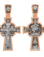 Крест из золота 585 пробы