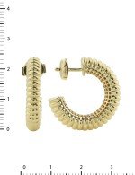 Серьги из лимонного золота 585 пробы