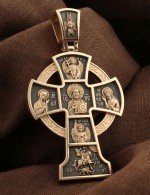 Крест из золота 585 пробы