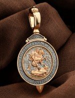 Образок из золота 585 пробы